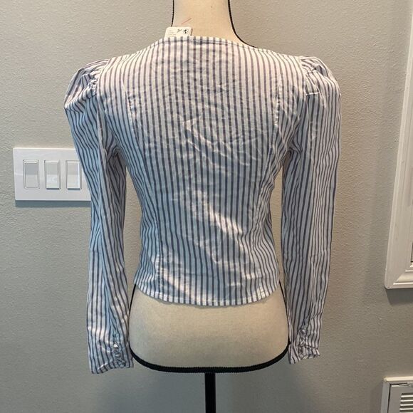 NWT Free People Long Sleeve Crop Top Size XS - Picture 9 of 12